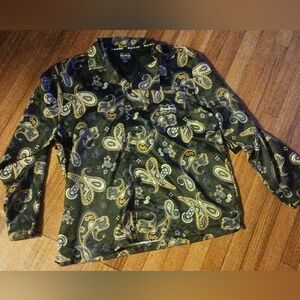 Dark blue paisley lounge set by Snoop Dogg Dogg Supply